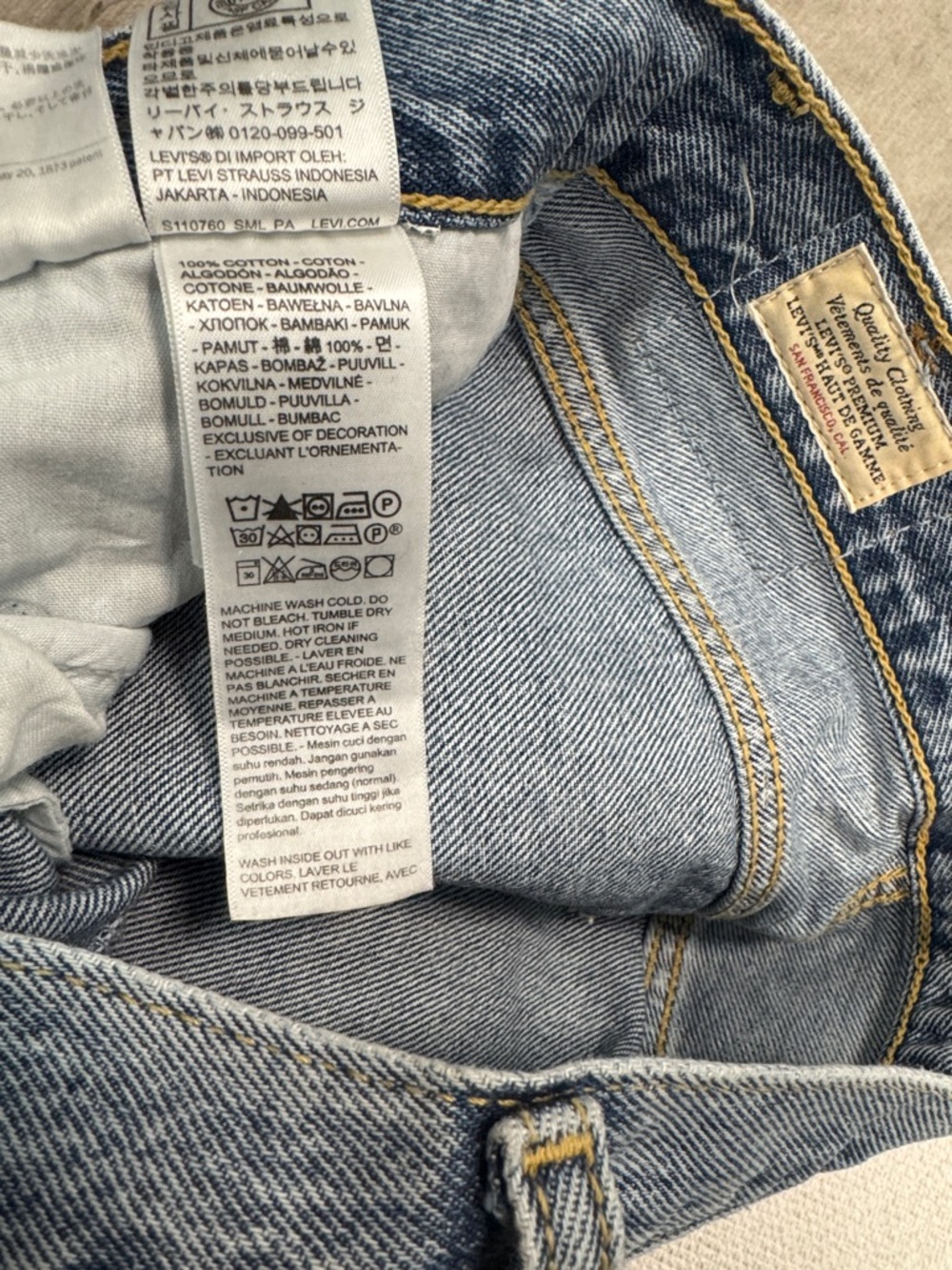 Levi’s Dad Jean 28x30 Light Wash - Picture 6 of 14